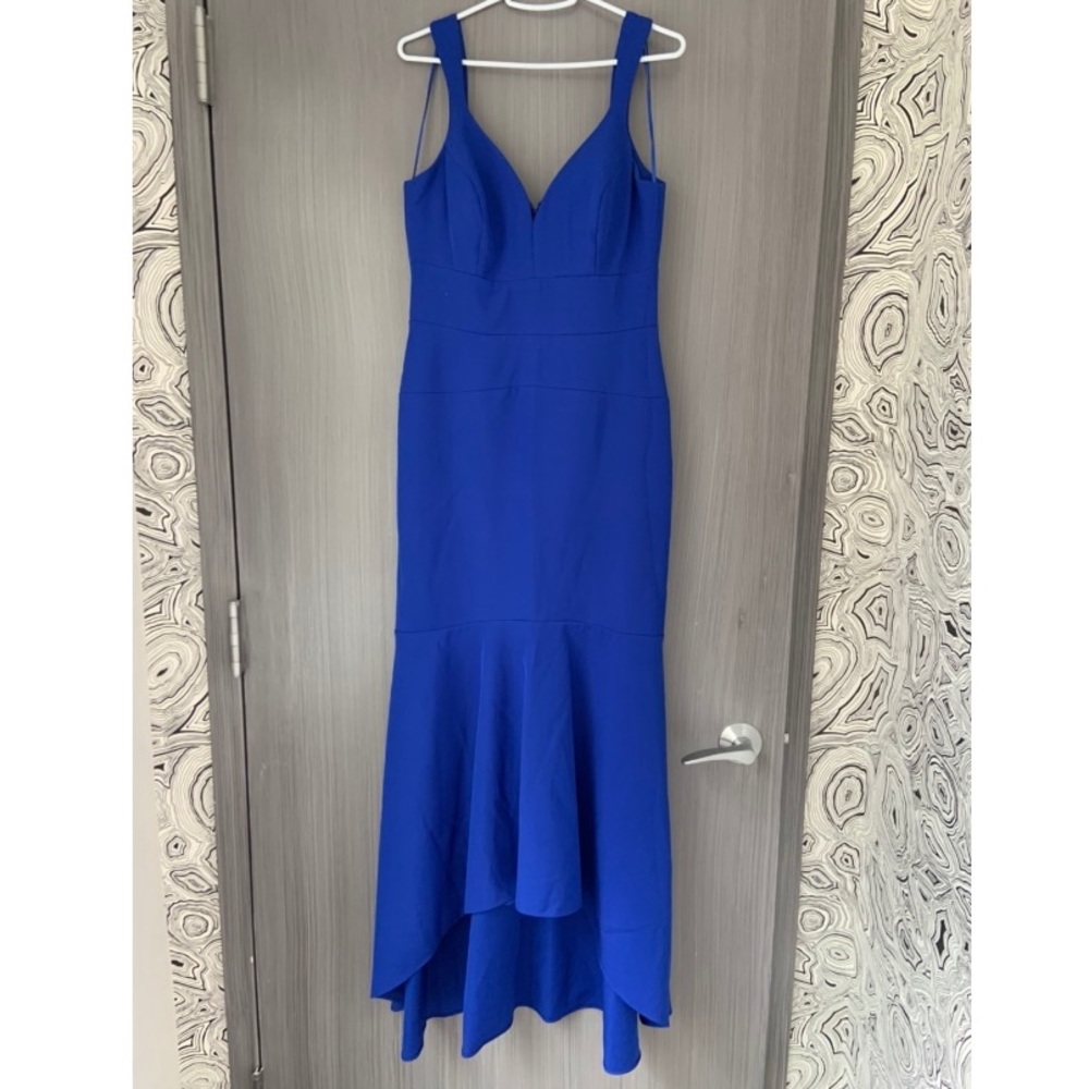 Nicole Miller Blue Evening Gown Size 6